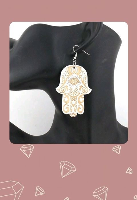 Brincos mão de Deus -entrega em mão