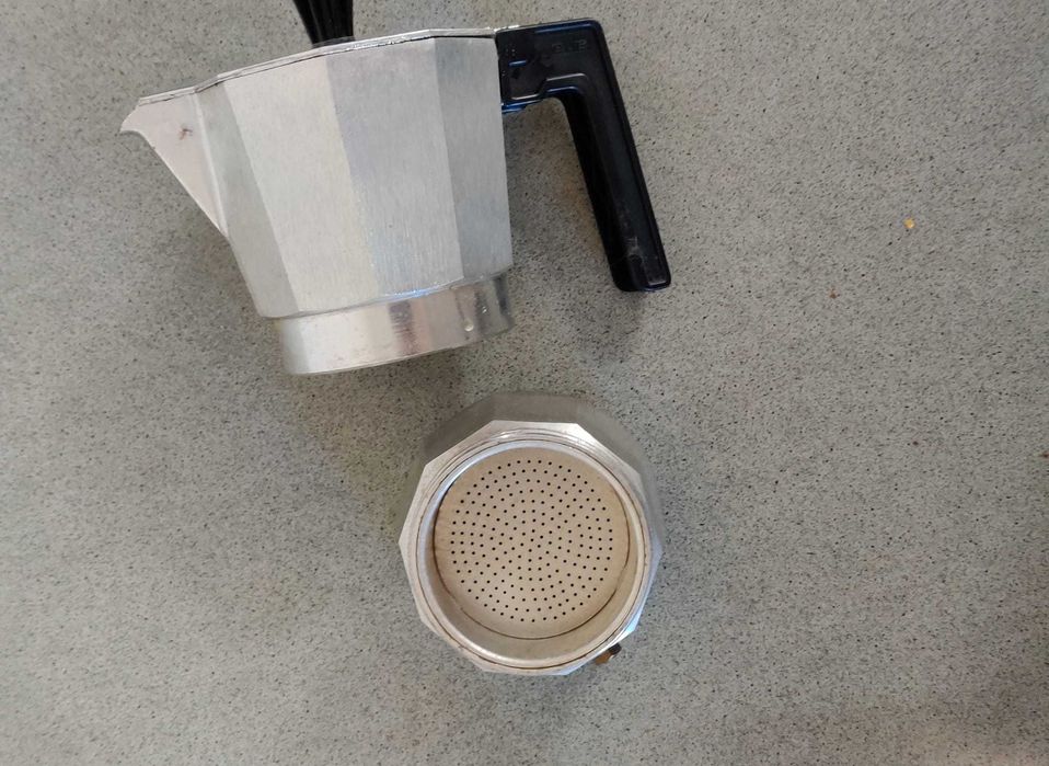 Cafeteira expresso de alumínio