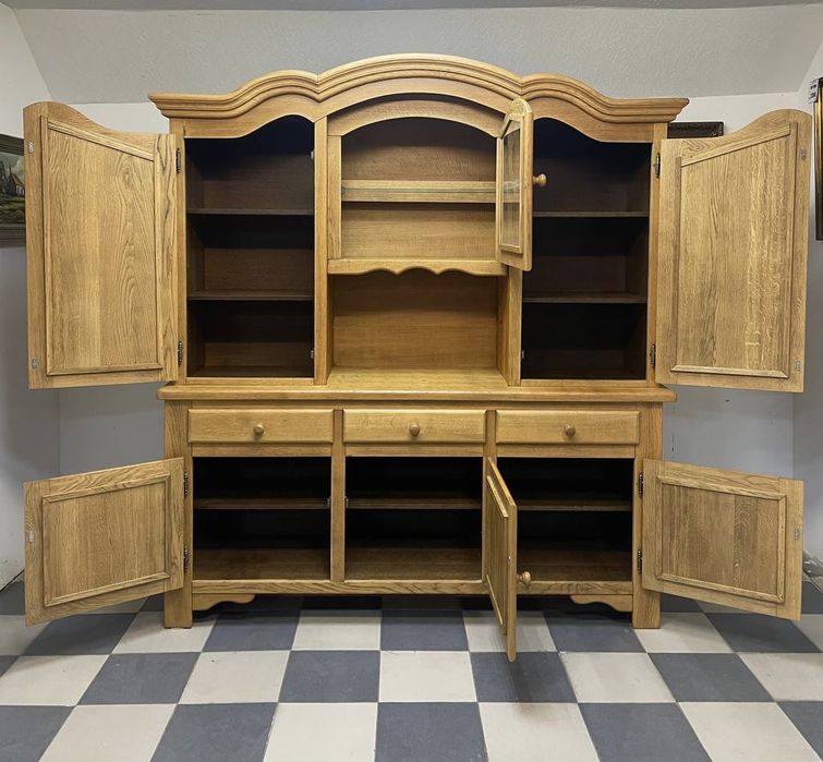 Сервант вітрина буфет дубовий масив 1698