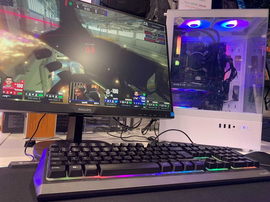 PC Gaming + Periféricos + Monitor + Garantia - Promoção - Loja física