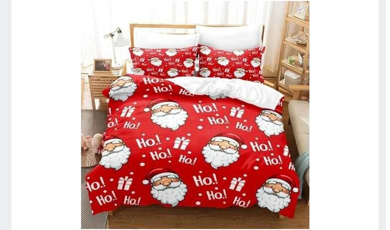 Pościel Świąteczna Komplet 160x200 + 2 x 70x80cm Dwustronna "+GRATIS