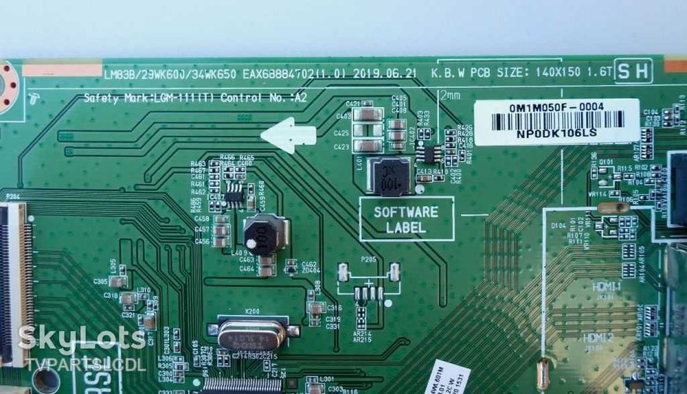 Main Board EAX68884702 1.0 для монітора LG 34WL60