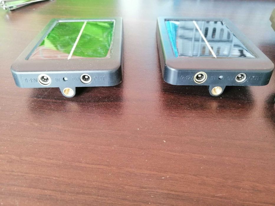 Lote de 2 paineis solares para camaras de caça 12 Voltes usados