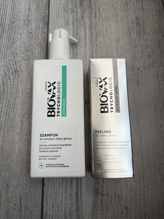 Biovax Trychologic szampon wypadanie + peeling