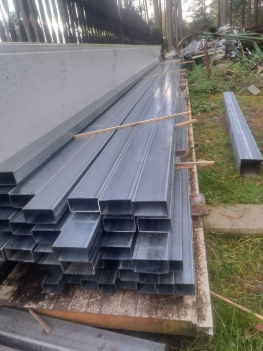 Profil słupek  panel 60x40x2mm ocynkowany 6m lub 7m