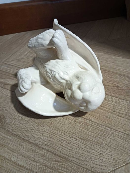 Zajączek figurka ceramiczna zając
