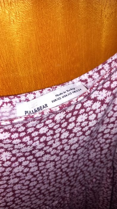 Vestido floral da Pull and Bear
