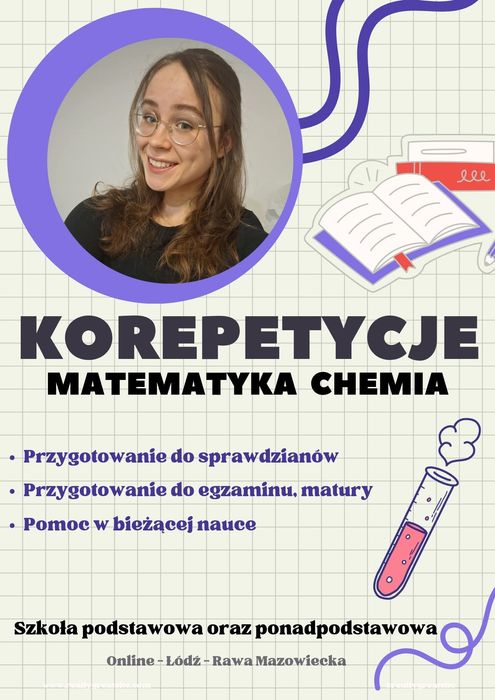 Korepetycje z chemii oraz matematyki