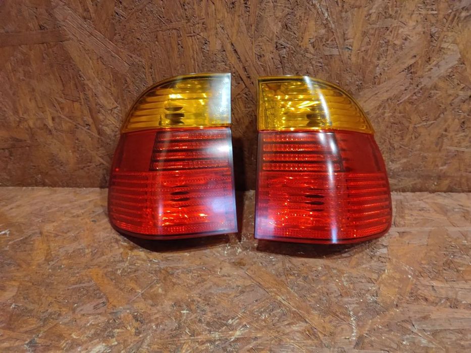 bmw e39 touring oryginalne lampy tył led / poliftowe diodowe pomarań