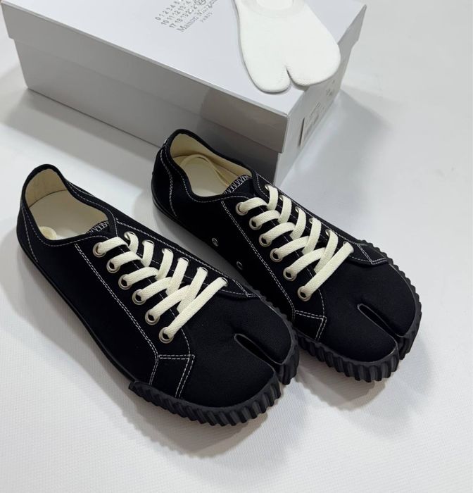 кеды Maison Margiela Tabi Total Black 39 40
