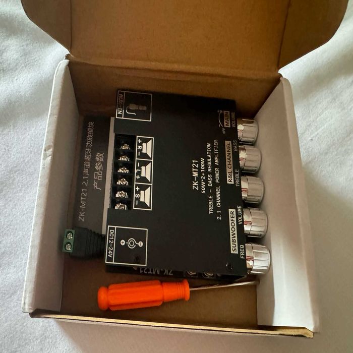 Original ZKMT21 Ultra Акустический усилитель звука 2.1 підсилювач 200W