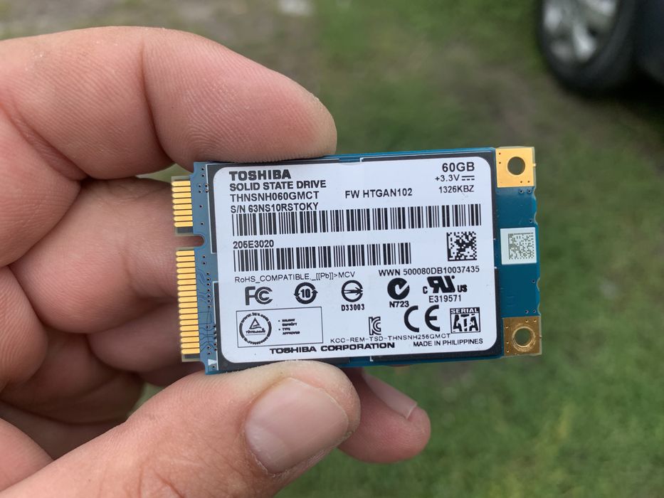 Продам накопитель TOSHIBA THNSNH128GBST с прошивкой HTGAN102