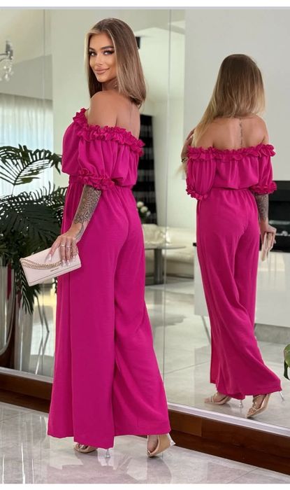 Elegancki Kombinezon damski,zwiewny, komunia, chrzciny,impreza, wesele