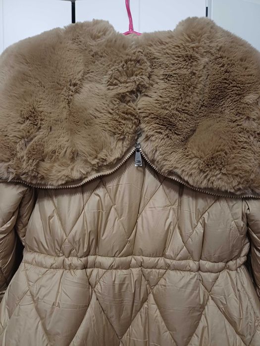 Kurtka zimowa parka z futrem xl