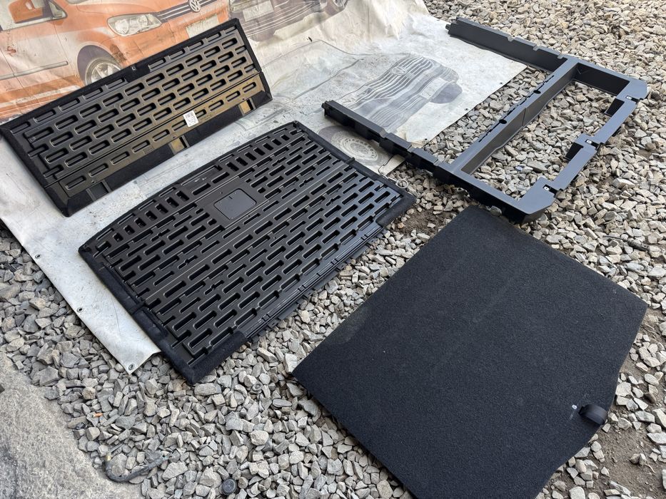 Підлога багажника гольф 5, 6 golf пол подвійна двойна підлога