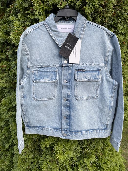Calvin klein джинсовая куртка (ck denim jacket over ) c америки m,l,xl