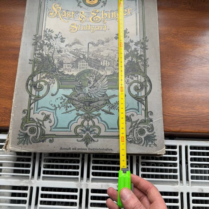 Antyczna Książka o Malarstwie Rast & Ehinger Stuttgart