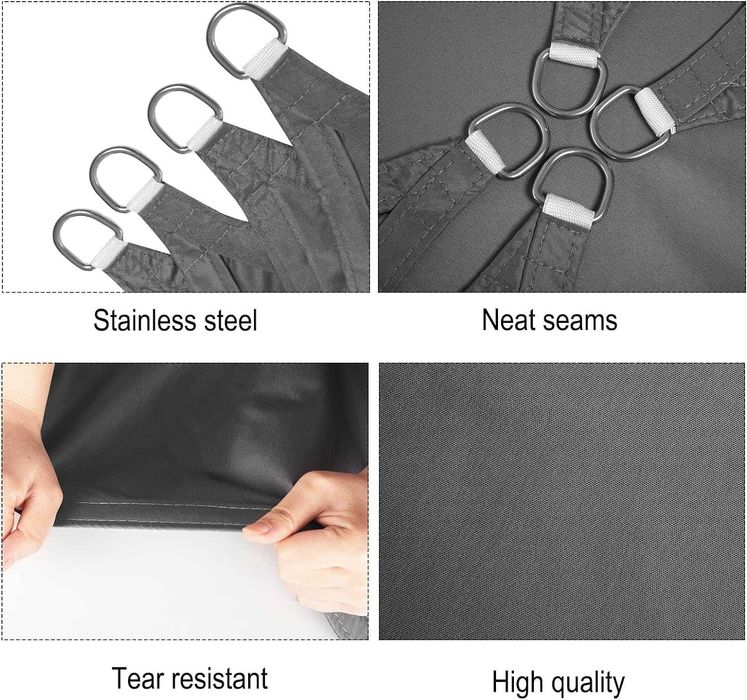 COOL AREA - Toldo vela de sombra retangular 3 x 4