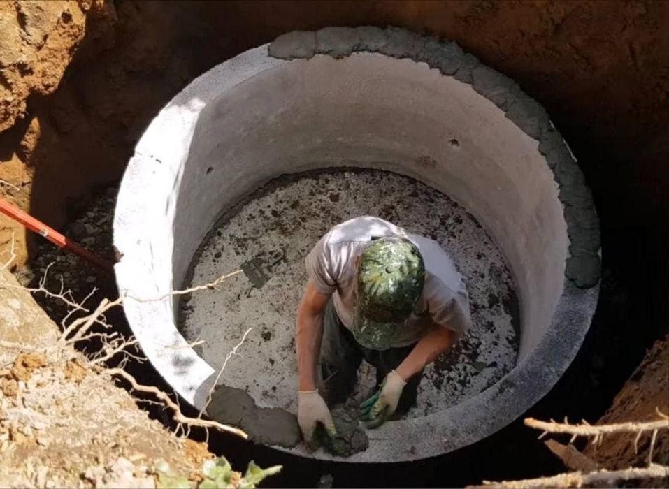 Септик монтаж каналізація під ключ залізобетон копка 14/17/18 м3