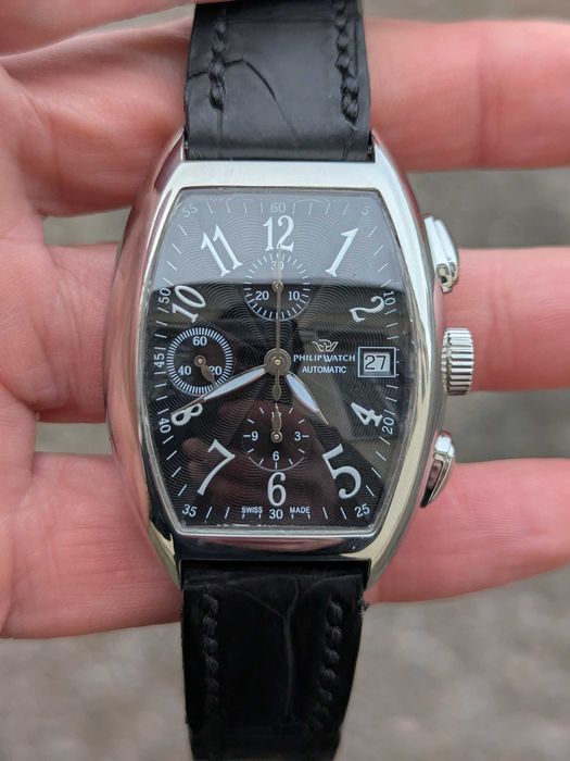 Швейцарський хронограф Philip Watch ETA Valjoux 7750