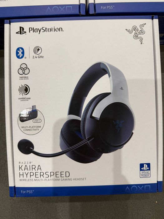 Игровые наушники Razer Kaira Hyperspeed for PC,PS5, Black