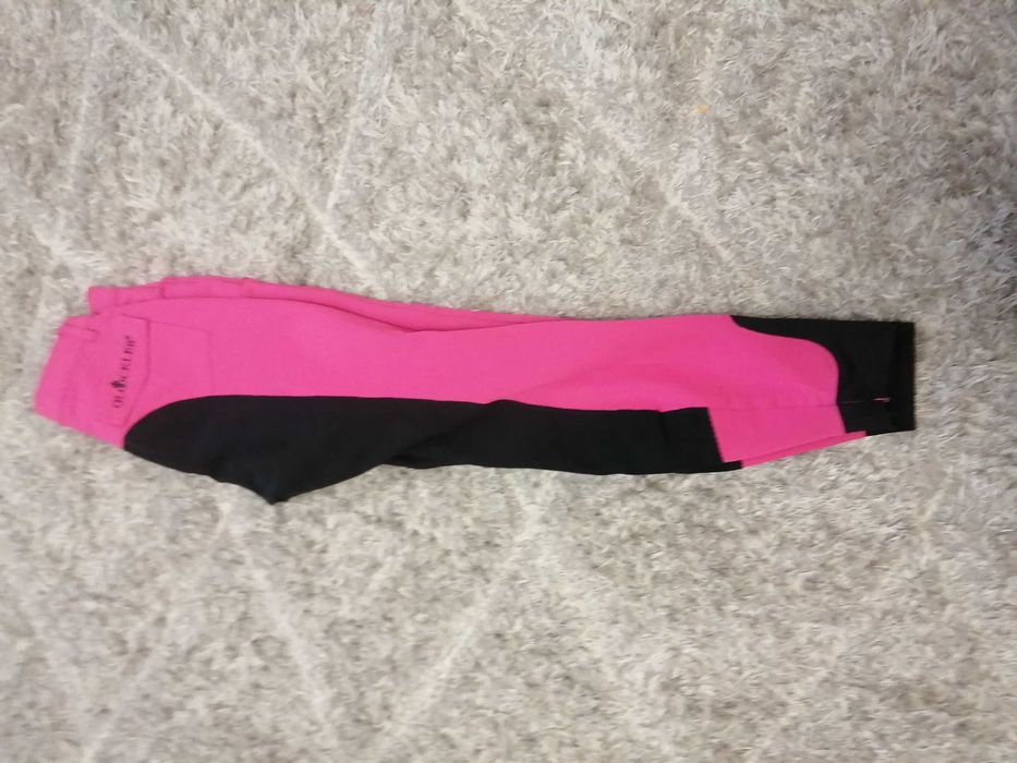 bryczesy różowe HKM