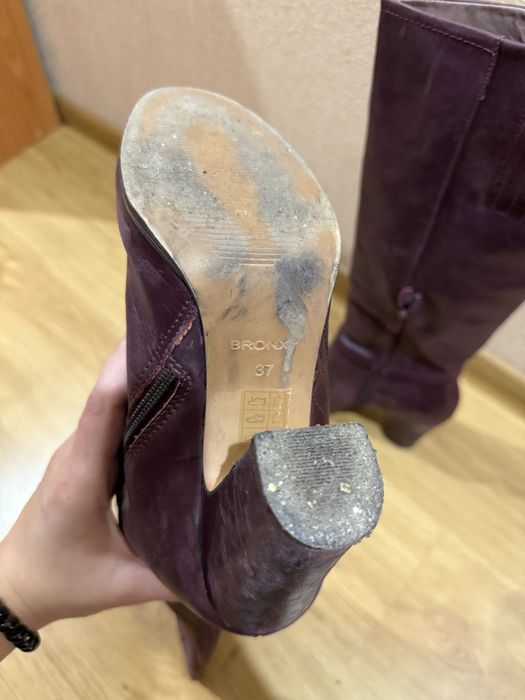 Сапоги шкіряні bronx 37 р