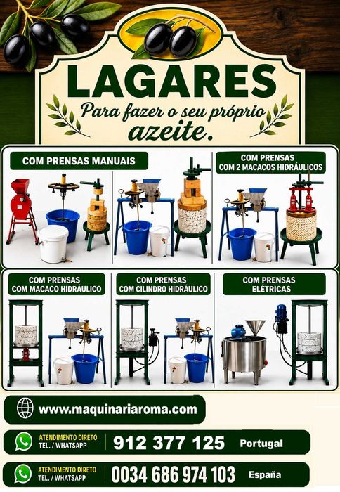 LAGAR. Moinho para fazer seu azeite.