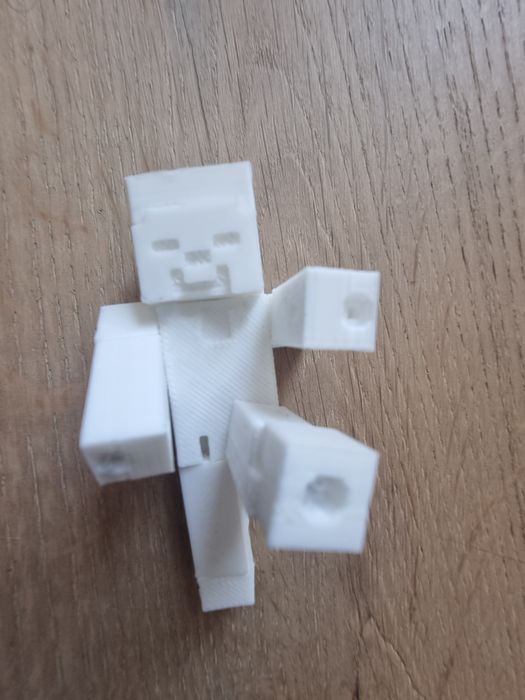 Boneco Minecraft Articulado c/Acessórios