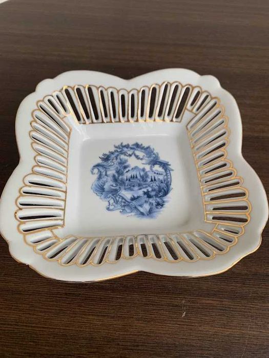 Италійська порцелянова ваза для фруктів та солодощів