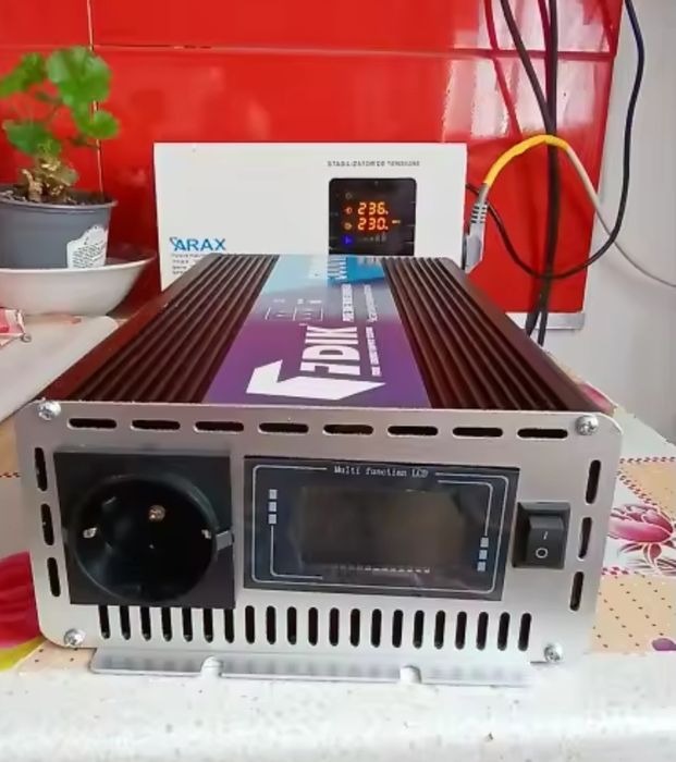 Inversor 5000w Onda Pura 24v ou 12v para 220v Novo