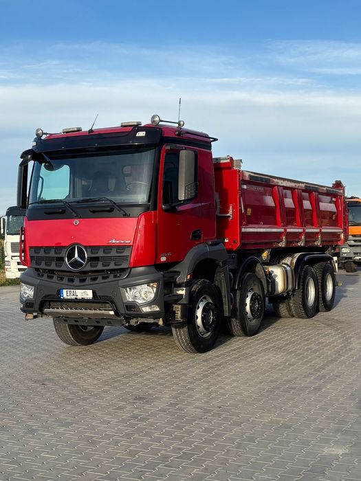 Mercedes-Benz Arocs 3246 Hydroburta Meiller Kipper 8x4 idealny stan