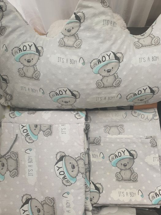 Pilne Łóżeczko 2w1 + dodatki