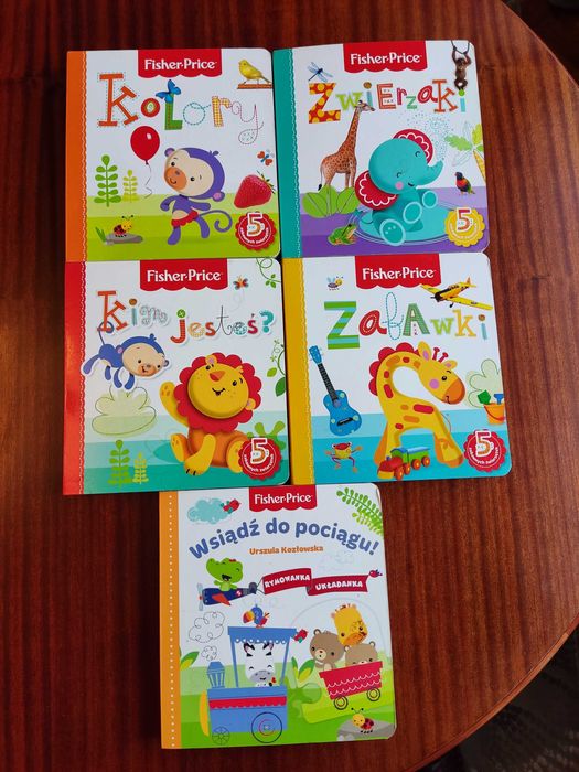 książeczki dla dzieci Fisher Price i inne