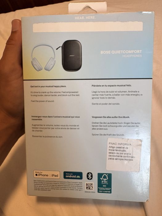 Bose QuietComfort Noise Cancelling – Moonstone Blue | Como novos