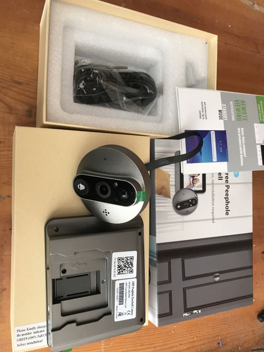 Відео глазок, домофон в глазок, відео нагляд наблюдение Smart Tuya