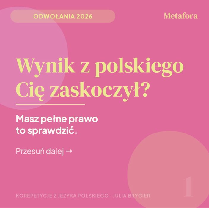 ODWOŁANIE POPRAWKA z jezyka polskiego | jezyk polski korepetycje