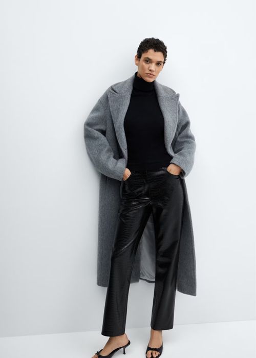 Шкіряни брюки Mango