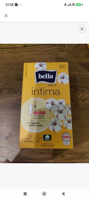 Wkładki Bella Intima,Bella New w sumie 6 paczek