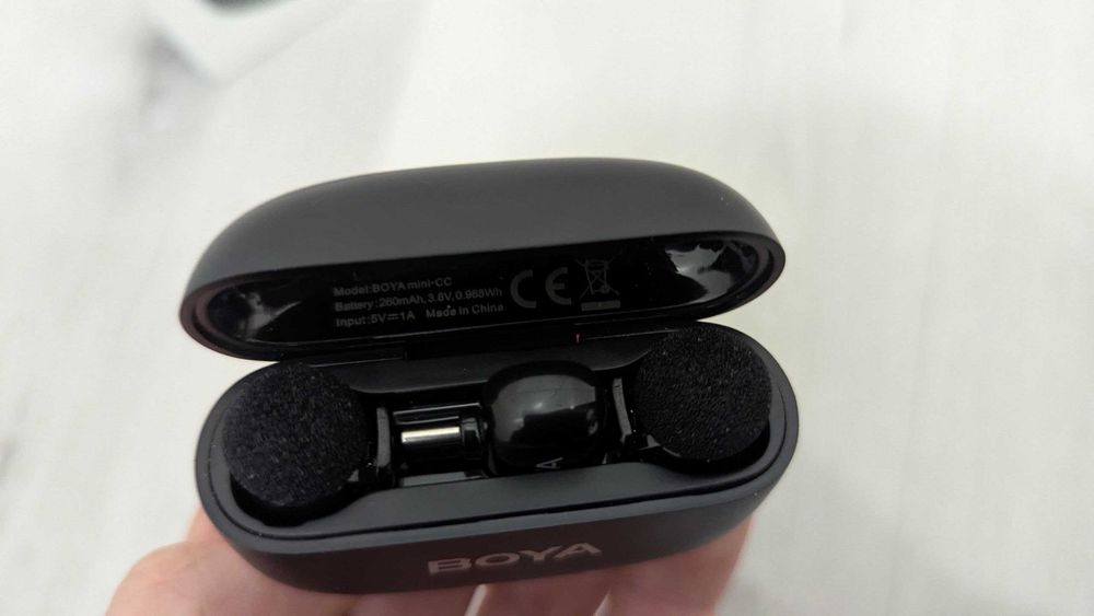 Бездротовий петличний мікрофон BOYA mini 2 USB-C з кейсом микрофоны