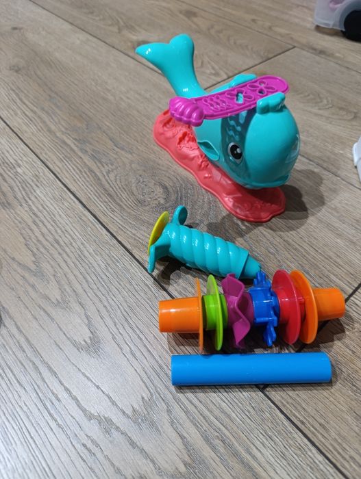 Play doh + kinetic sand