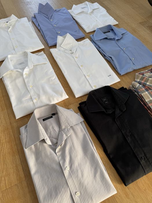 Zestaw koszule męskie marki oryginalne Dior Valentino  Ralph Lauren