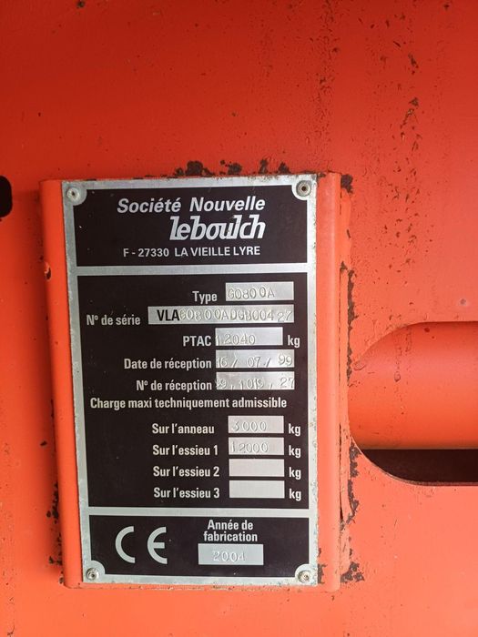 Rozrzutnik obornika LEBOULCH HVS 212