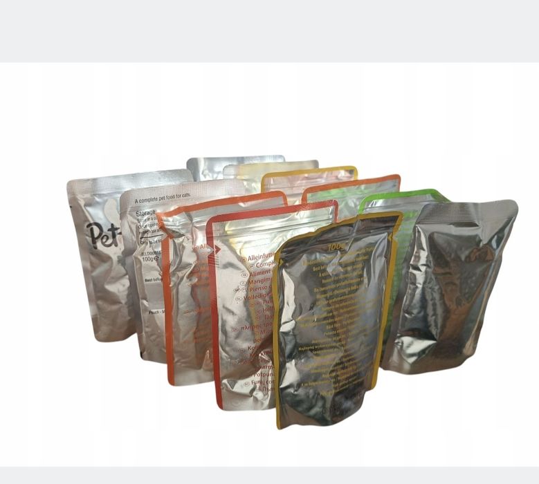100szt×100gram.Saszetka dla kota mix smaków.