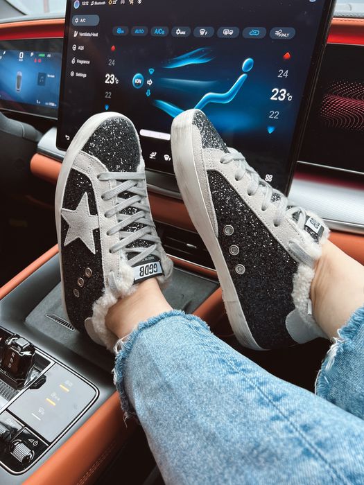 Кеды goolden goose голден гус хутряні мех кеди зимние с мехом теплые