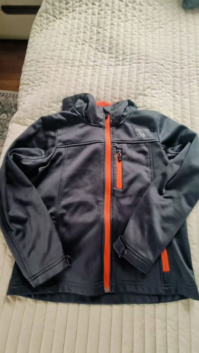 134 Reserved kurtka niebieska wiatrówka gratis  Crivit szara softshell
