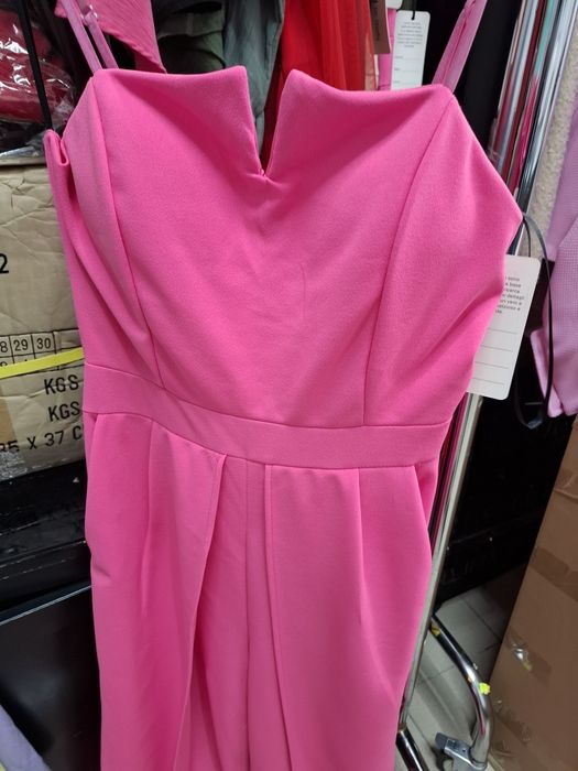 Kombinezon róż, gładki