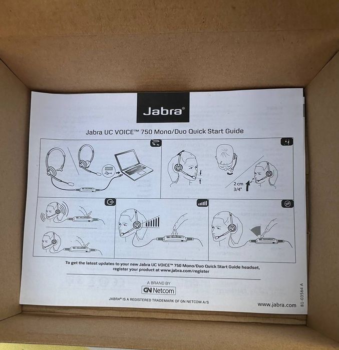 Навушники з мікрофоном Jabra call center