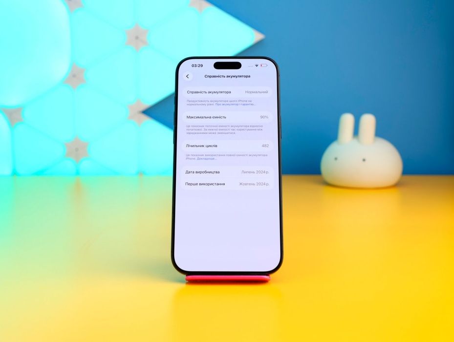 Смартфон Apple iPhone 16 Pro Max 256GB Black (177581) Б/У З ГАРАНТІЄЮ