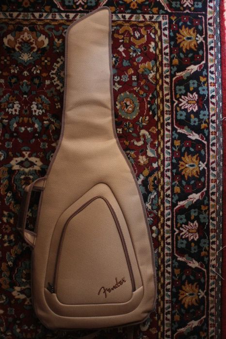 Saco da Fender para guitarra elétrica, em tecido tweed